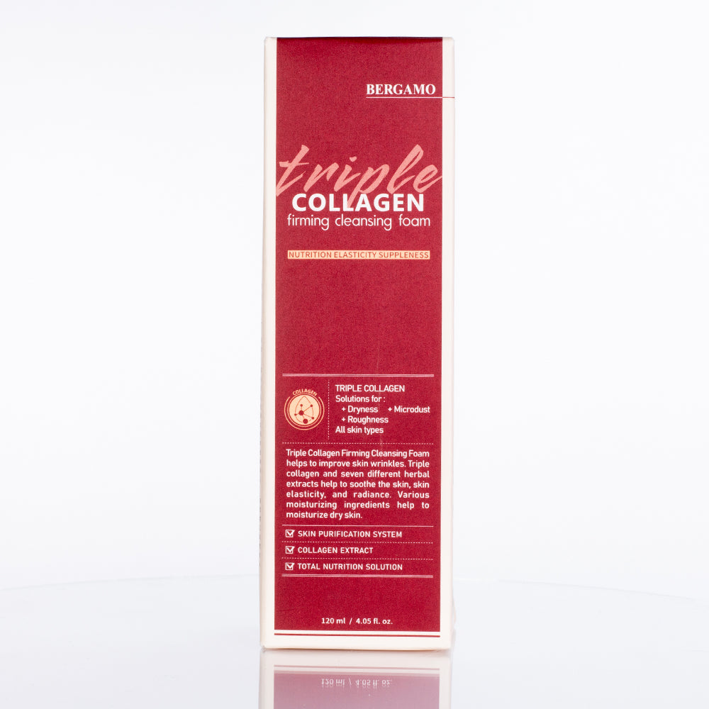Bergamo trojitá kolagénová spevňujúca čistiaca pena