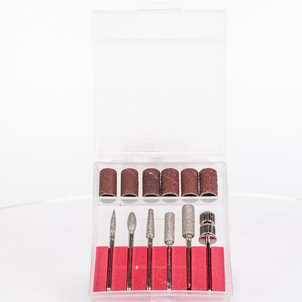 Profesionálny pilník na nechty Emporia Beauty Nail s vymeniteľnými hlavicami – ružový