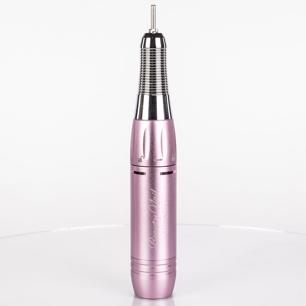 Profesionálny pilník na nechty Emporia Beauty Nail s vymeniteľnými hlavicami – ružový