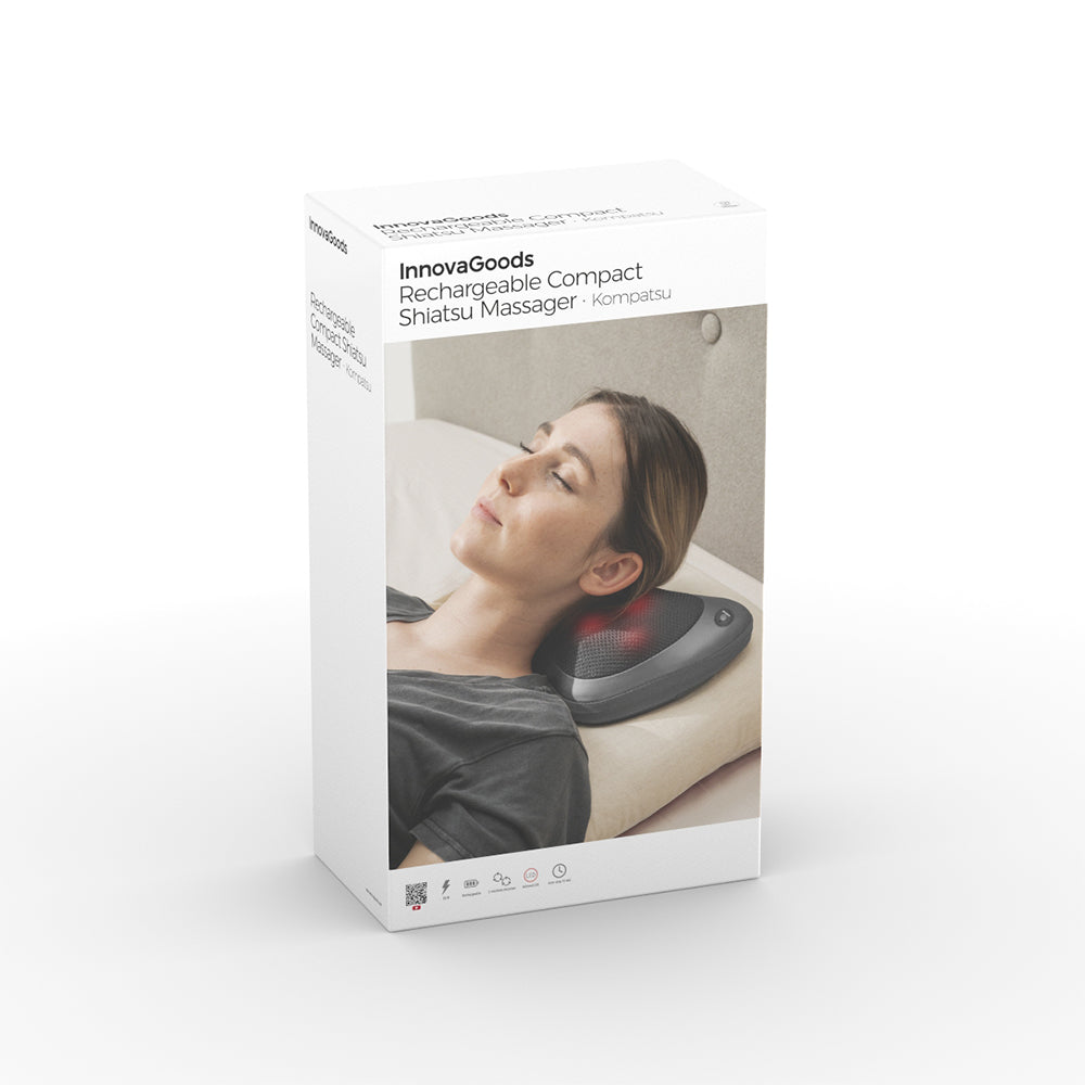 Dobíjací kompaktný shiatsu masážny prístroj na telo
