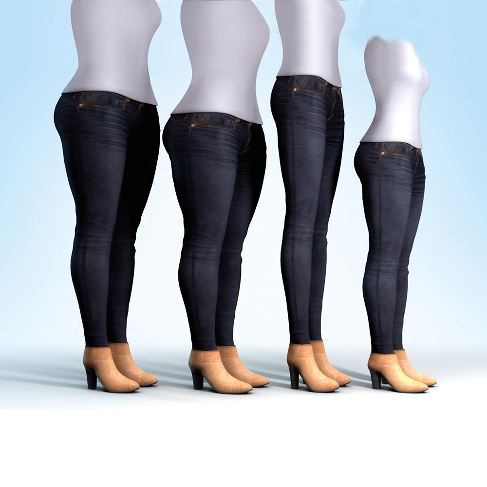 Legíny MyFit Jeans – Legíny s džínsovým efektom, ktoré padnú každej postave (EU size: 44-50)