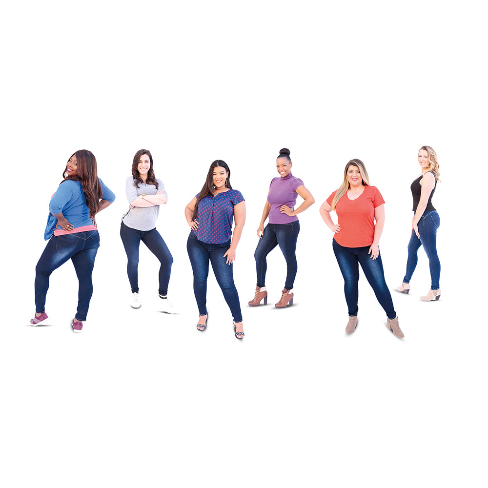 Legíny MyFit Jeans – Legíny s džínsovým efektom, ktoré padnú každej postave (EU size: 44-50)