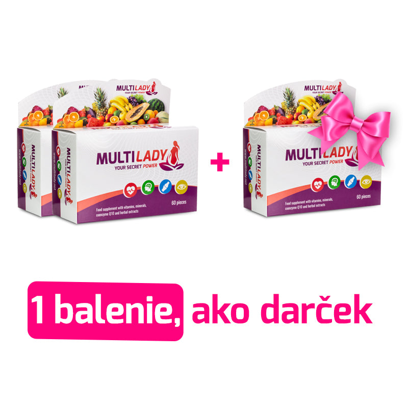 MultiLady - MultiVitamín Premium Posilňovač imunity