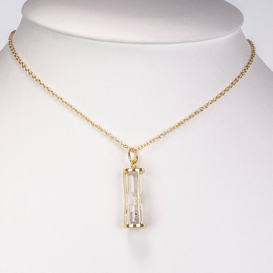 Pozlátený Zliatinový Náhrdelník s Tanzanitom