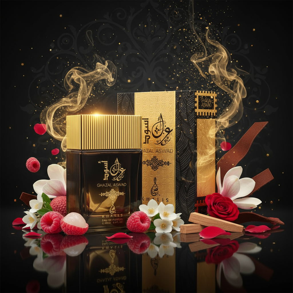 EDP 100ml "Ghazal Aswad" - kvetinovo-ovocná vôňa pre mužov