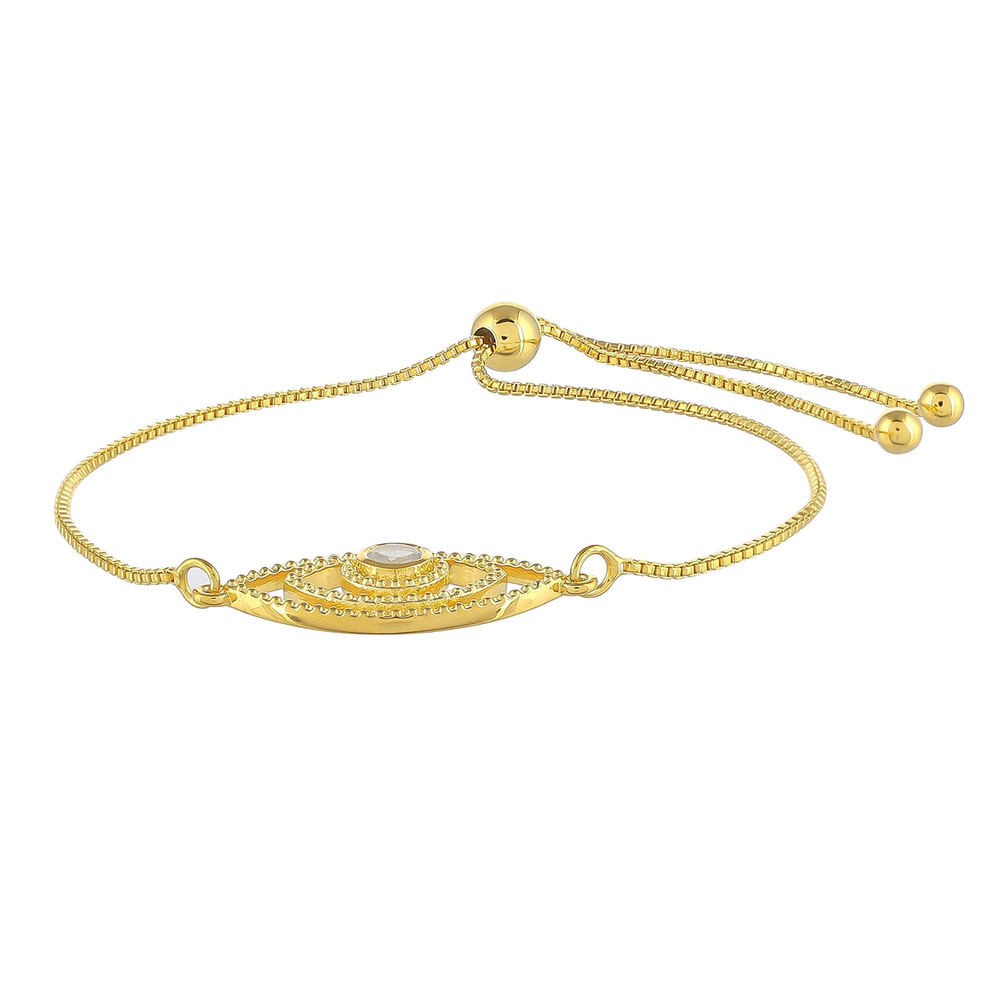 Pozlátený Strieborný Náramok s Dúhovým Mesačným Kameňom