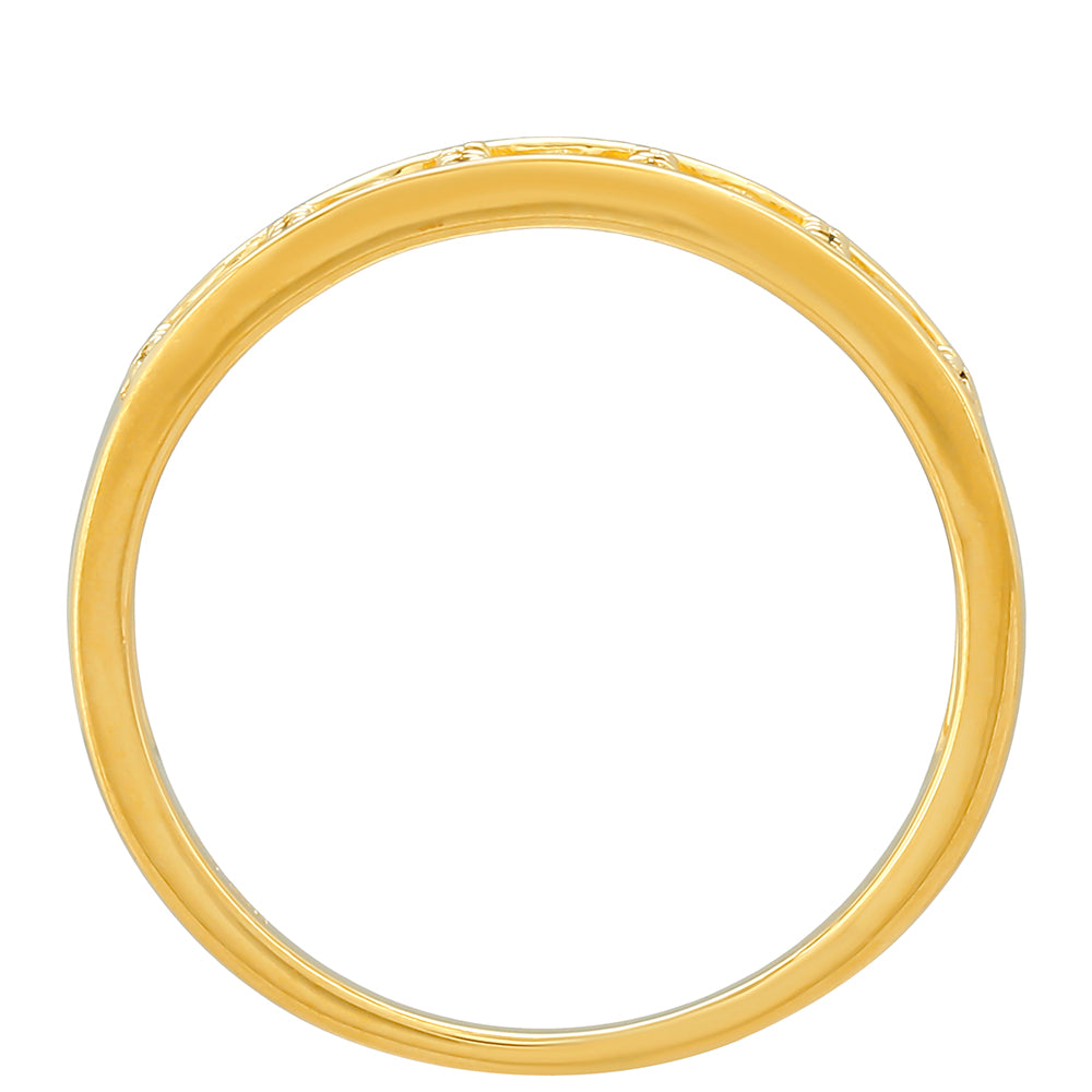 Pozlátený Strieborný Prsteň s so Zeleným Diamantom