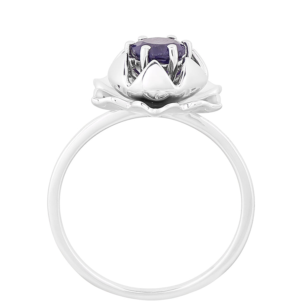 Strieborný Prsteň s Thajským Zafírom