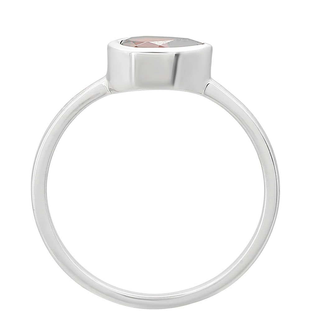 Strieborný Prsteň s Granátom