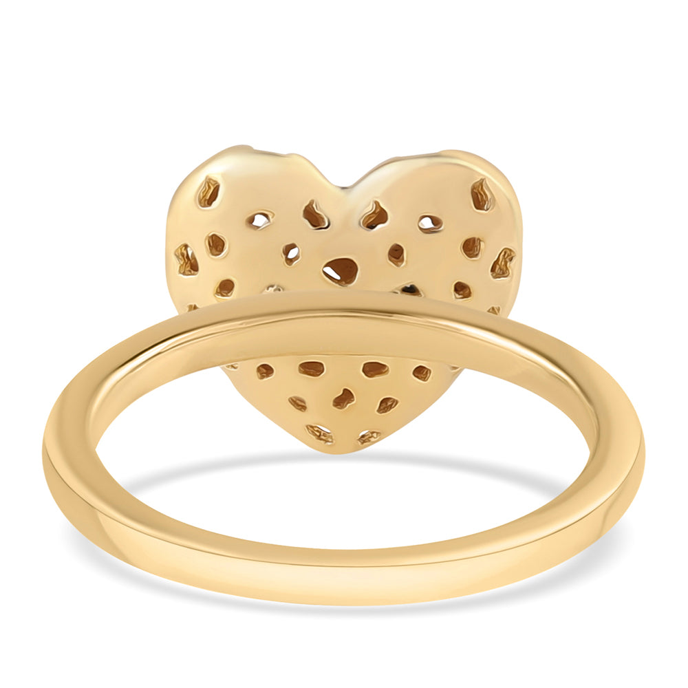 Pozlátený Strieborný Prsteň s Modrým Diamantom