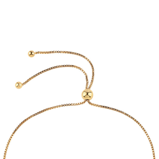 Pozlátený Strieborný Náramok s Modrým Diamantom