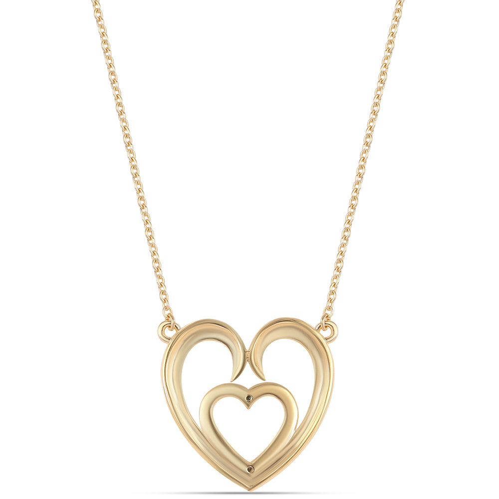 Pozlátený Strieborný Náhrdelník s Modrým Diamantom