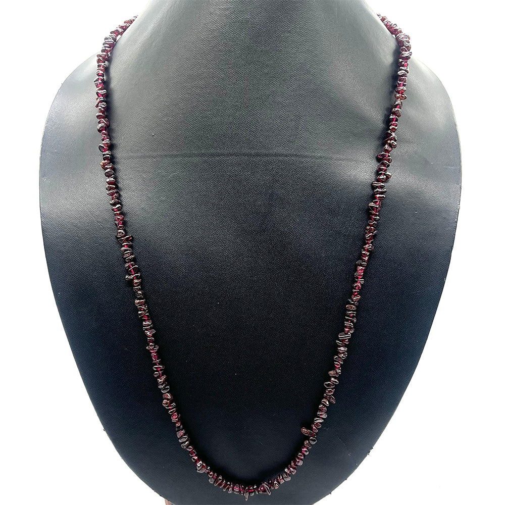 Korále Náhrdelník s Červeným Granátom