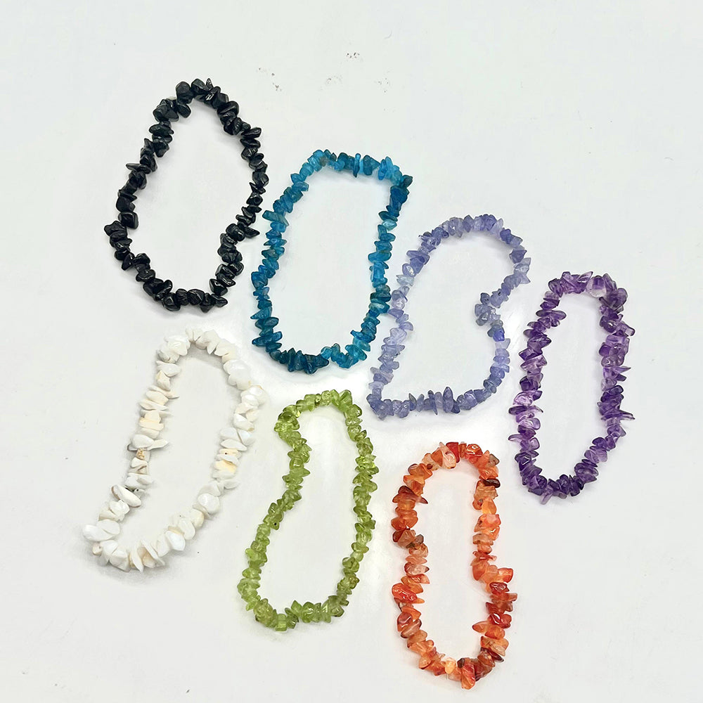 Korále Sada s Tanzanitom a Marockým Ametystom ( Náramok )