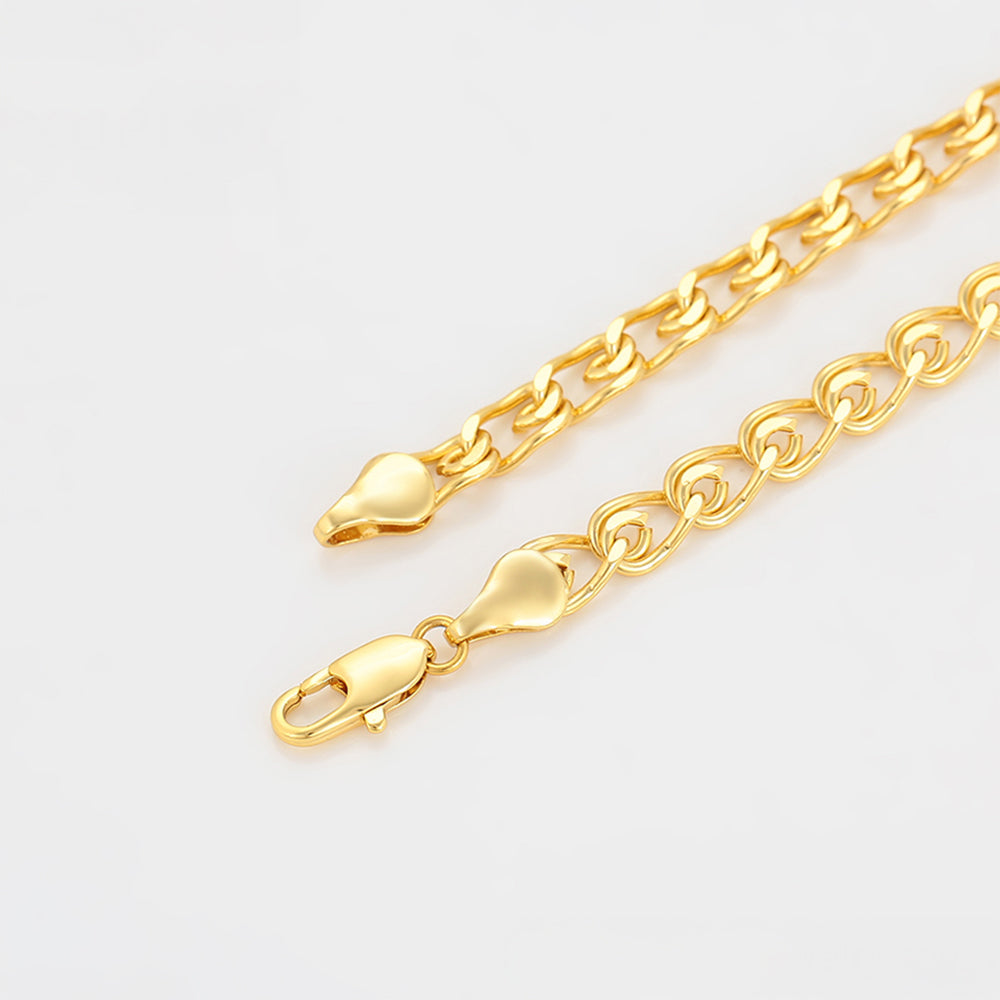 Pozlátený Zliatinový Náhrdelník