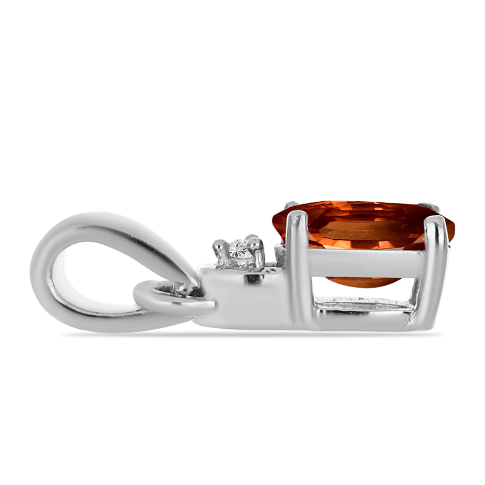 Strieborný Prívesok s Andaluzitom a Bielym Topásom