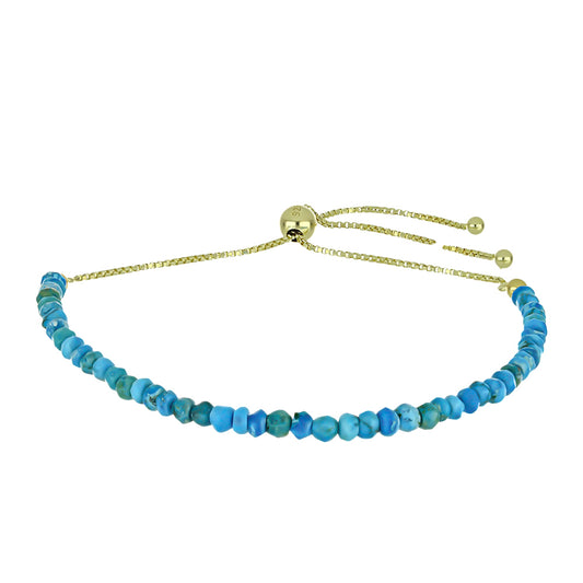 Pozlátený Strieborný Náramok s Ustricovým Tyrkysom
