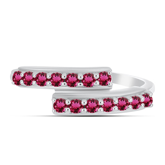 Strieborný Prsteň s Rubellitom z Cruzeira