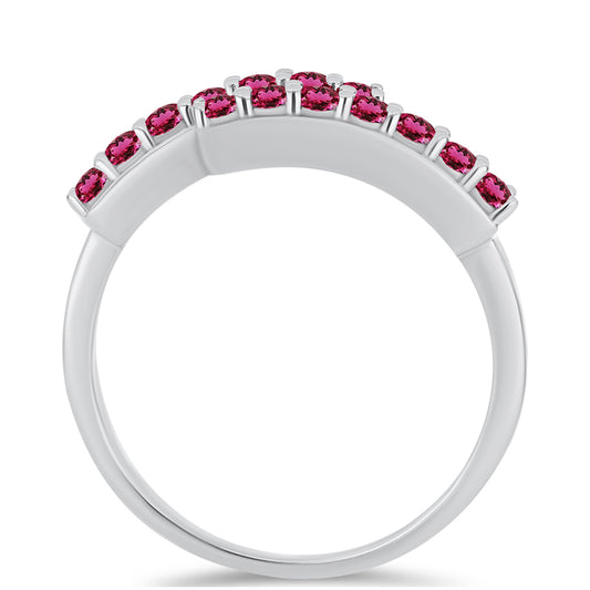 Strieborný Prsteň s Rubellitom z Cruzeira