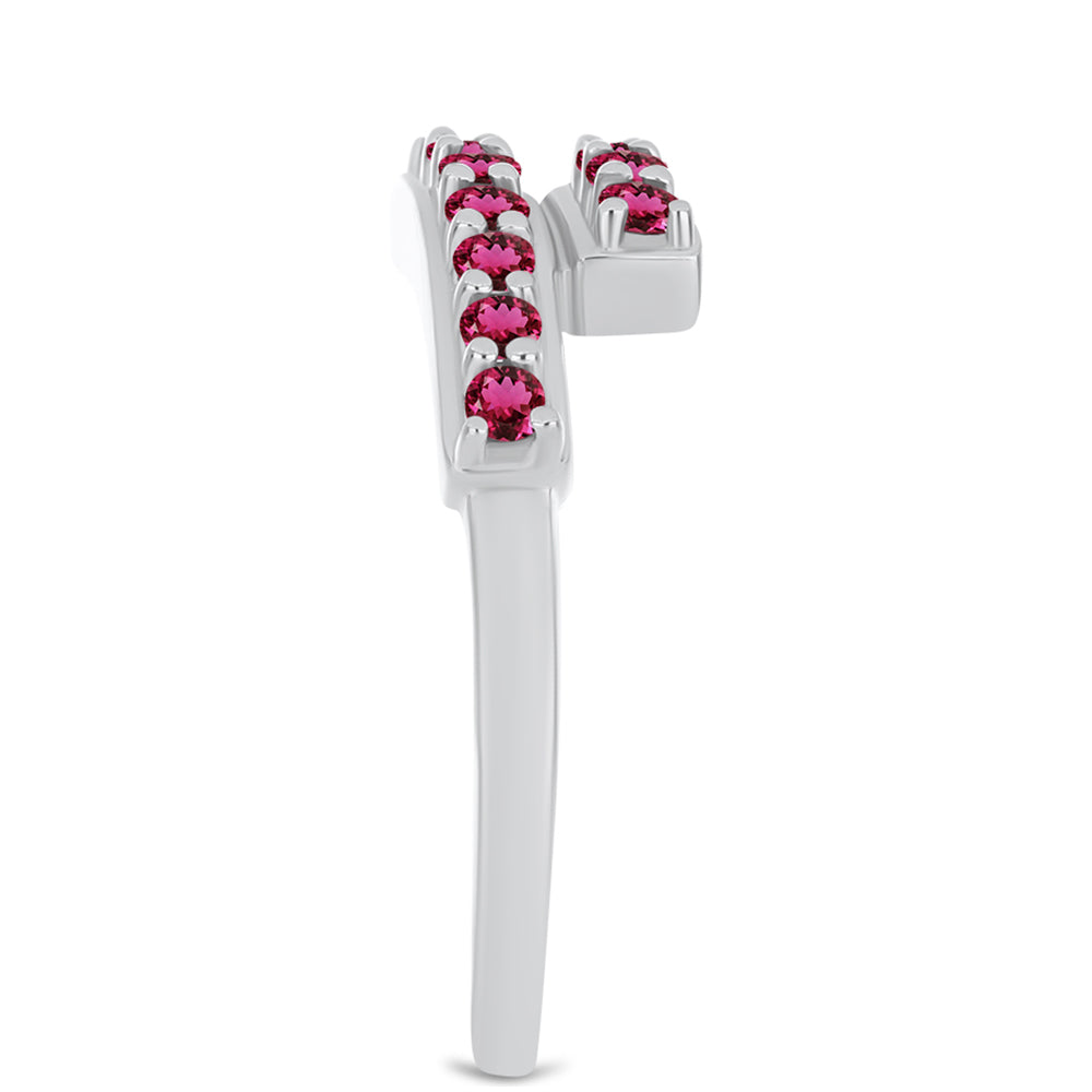 Strieborný Prsteň s Rubellitom z Cruzeira