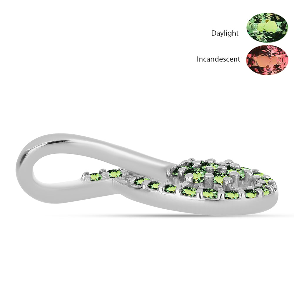 Strieborný Prívesok s Prírodným Alexsandritom