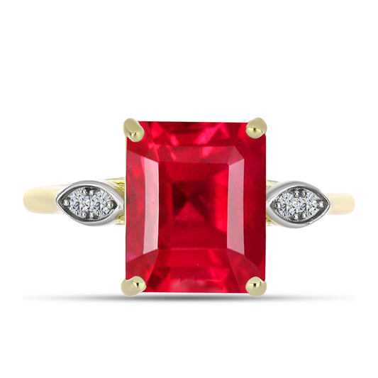 Pozlátený Strieborný Prsteň s Červeným Achátom a Bielym Topásom