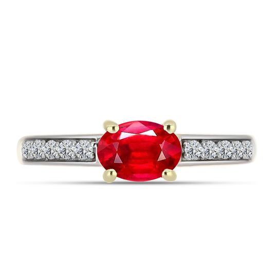 Pozlátený Strieborný Prsteň s Červeným Achátom a Bielym Topásom