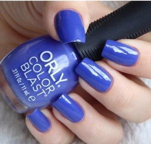 Fialová a nebesky modrá Lak na nechty Orly Color Blast - 1+1 DARČEK - 2 x 11 ml