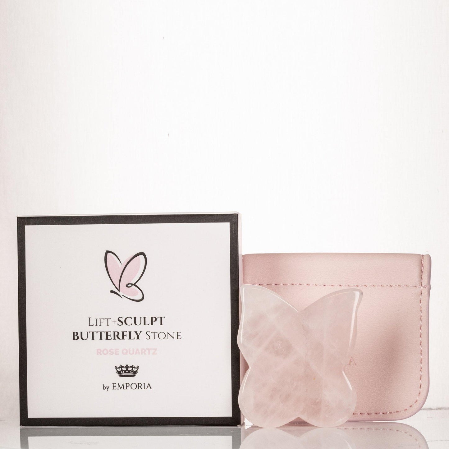 Spevňujúci Motýlí Kameň na Masáž Tváre, 100% Ruženín - KlenotTV.sk