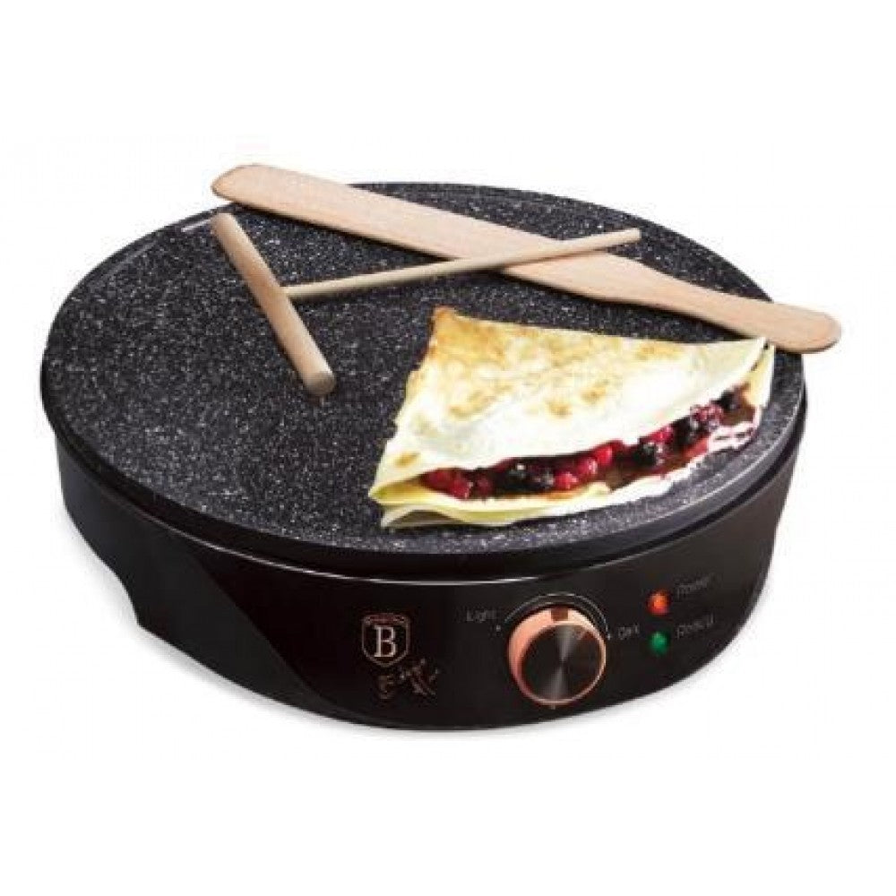 Elektrický palacinkovač Black Rose s 3-vrstvovým nepriľnavým mramorovým poťahom