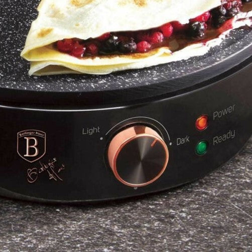 Elektrický palacinkovač Black Rose s 3-vrstvovým nepriľnavým mramorovým poťahom