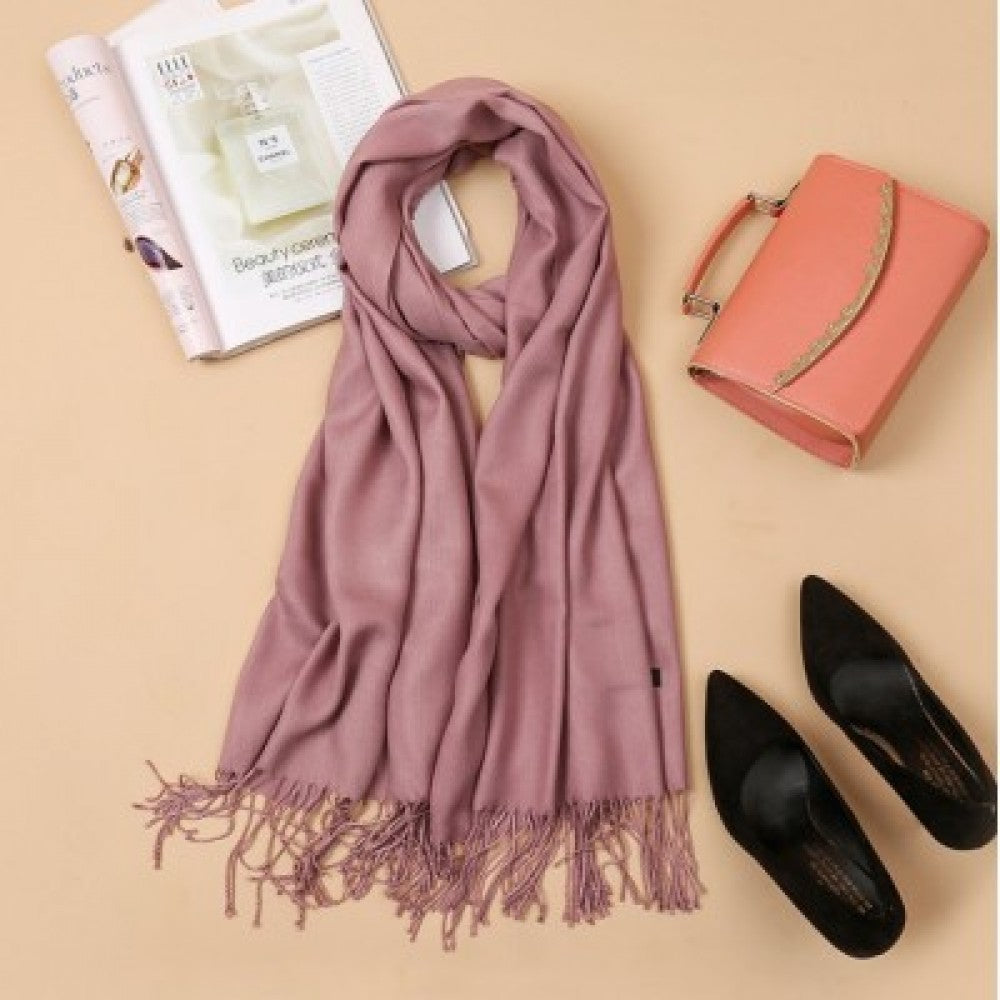 Módny Šál s Kašmírovým Efektom, Ružová