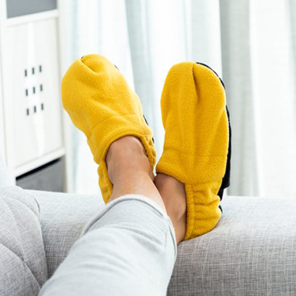 Hrejivé papuče - horčicová farba 2