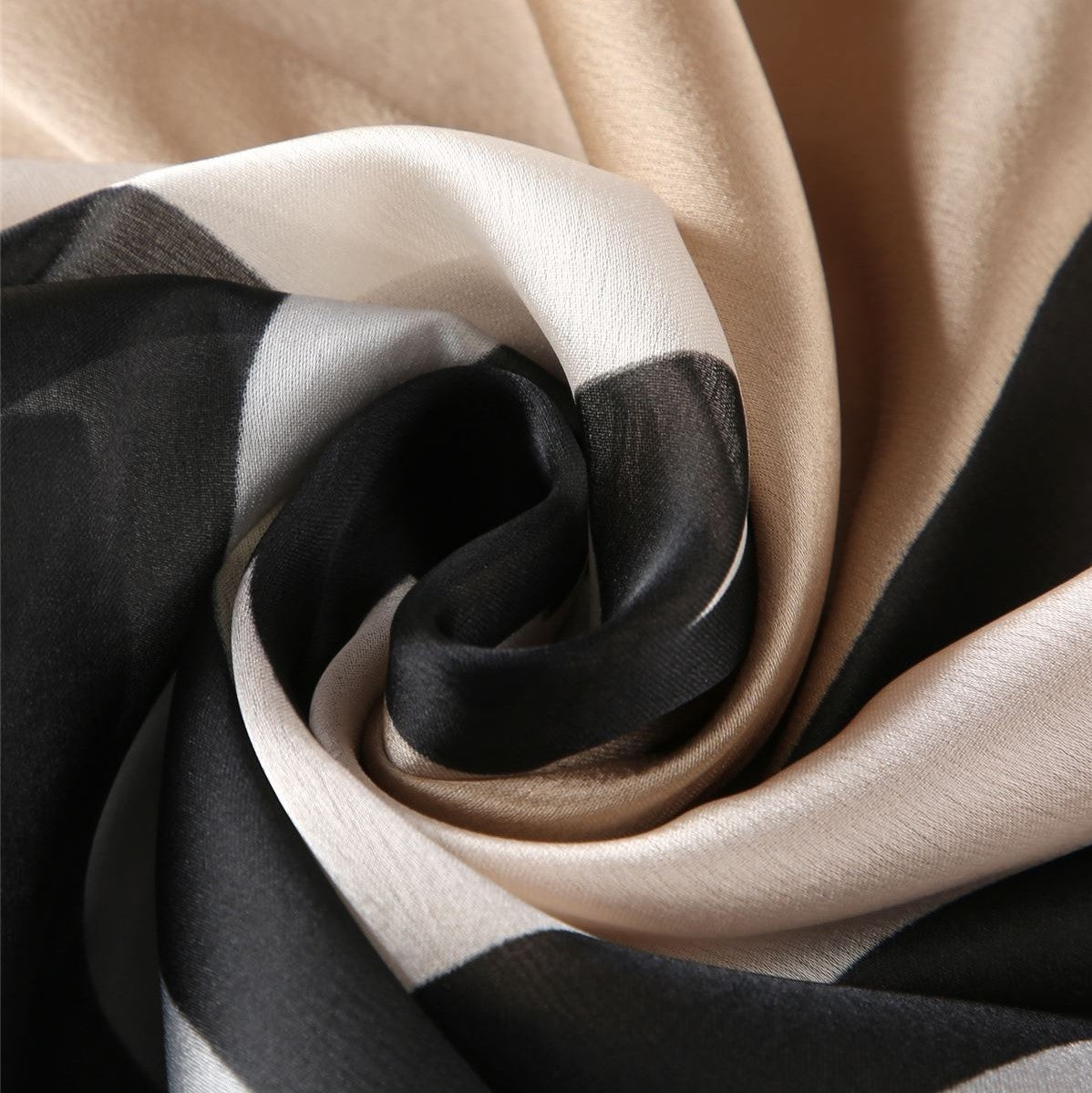 Šál-šatka zo 100% Pravého Hodvábu, 90 cm x 180 cm, Khaki