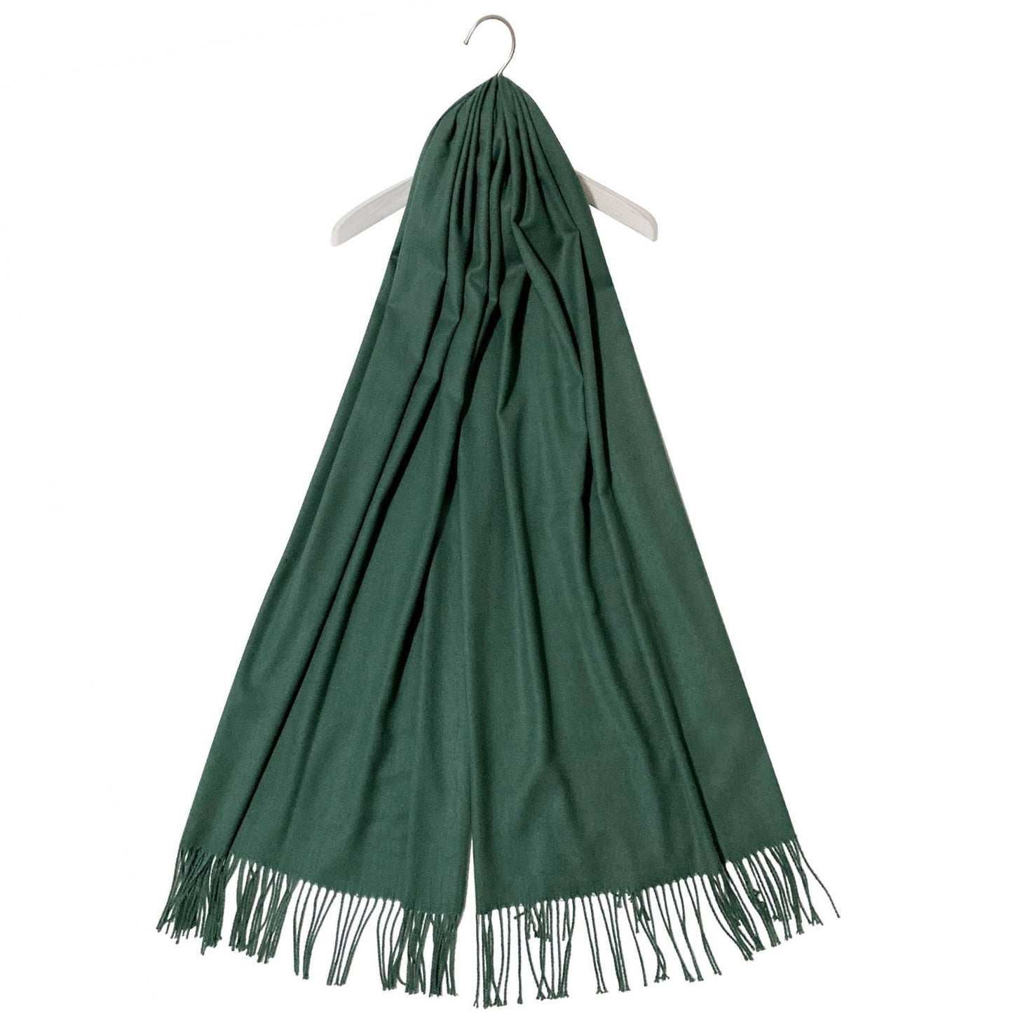 Šál-šatka zo 100% Pravého Pashmina Kašmíru, 70 cm x 180 cm, Smaragdovo zelená