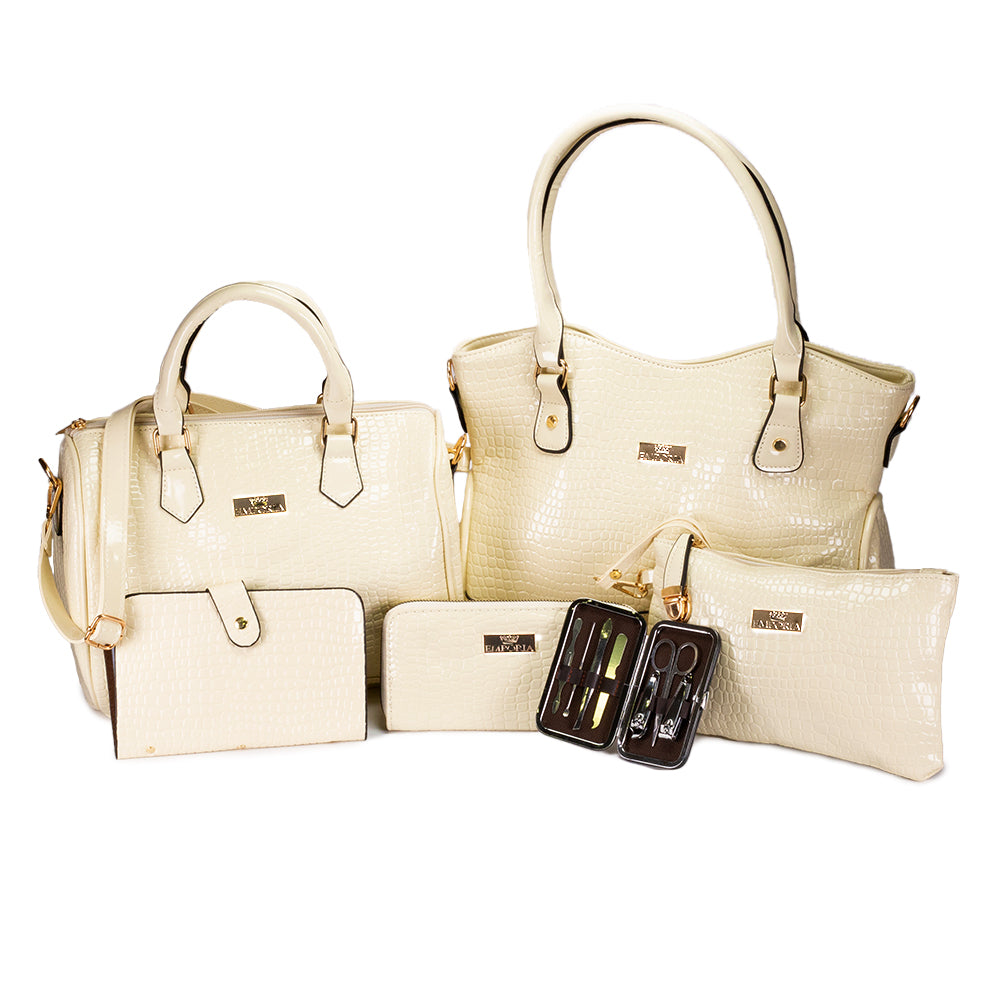 Emporia Bag Set 5 ks + DARČEK Manikúra, svetlo béžová