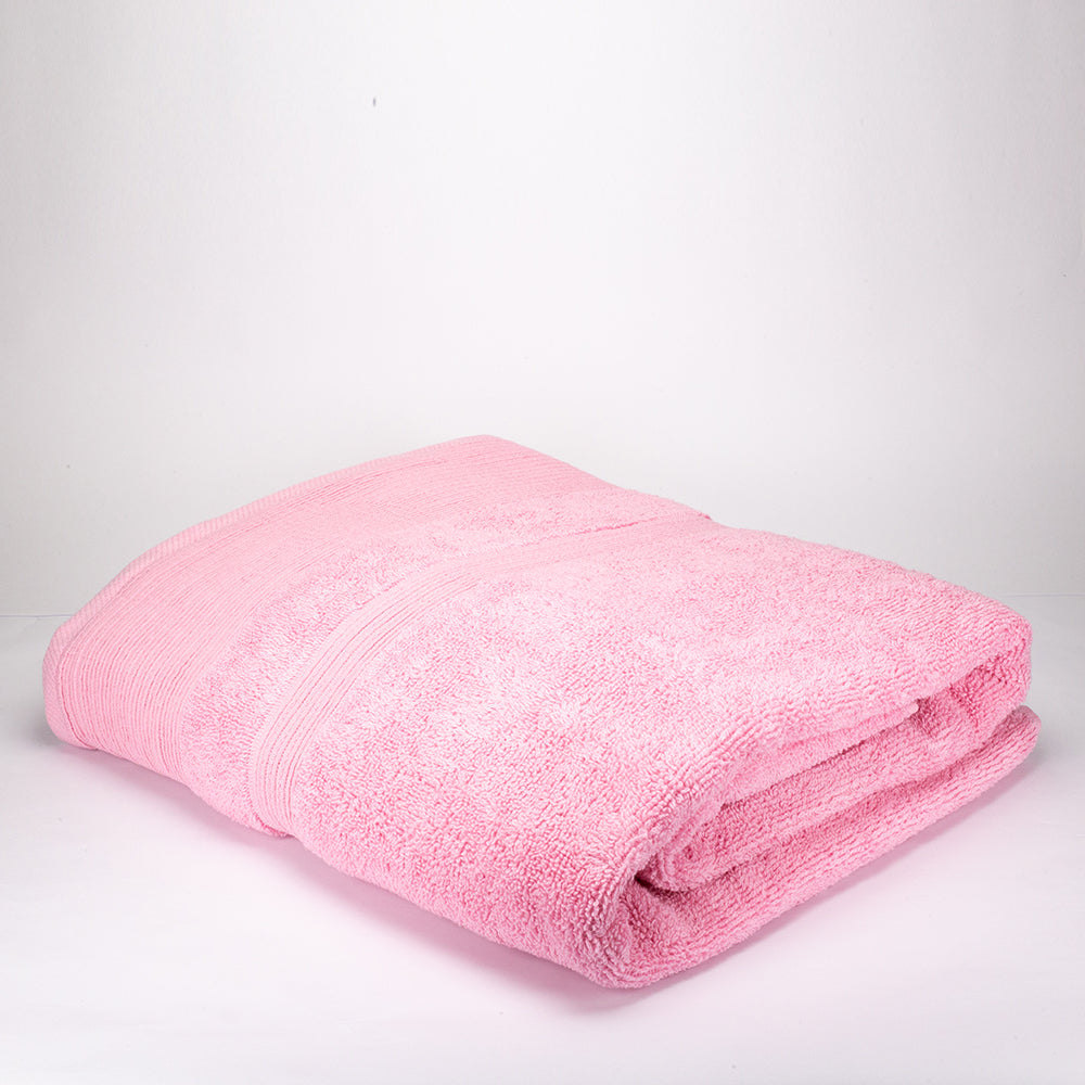 3+3+1 Darčeková Sada Nadrozmerných Uterákov zo 100% Mikrobavlny, 500 GSM, Pastelovo Ružová