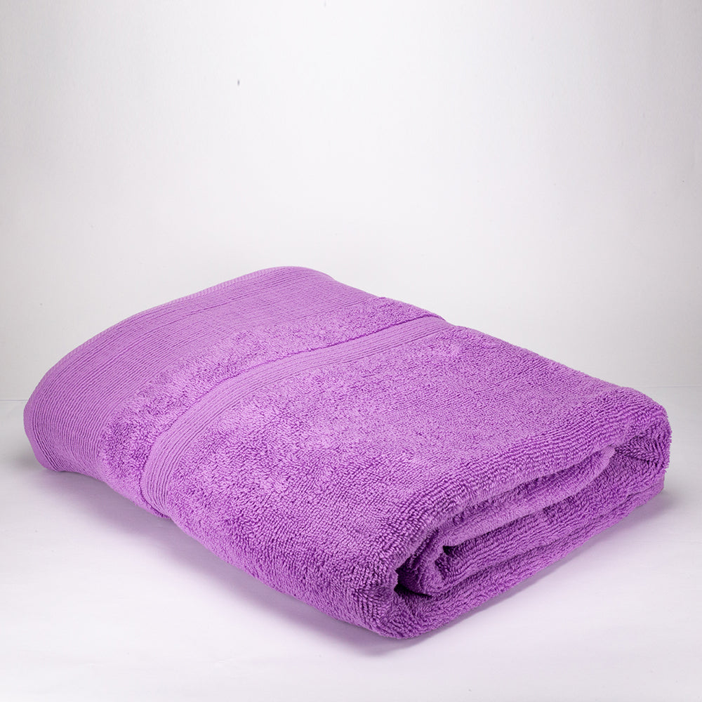 3+3+1 Darčeková Sada Nadrozmerných Uterákov zo 100% Mikrobavlny, 500 GSM, Ametystová