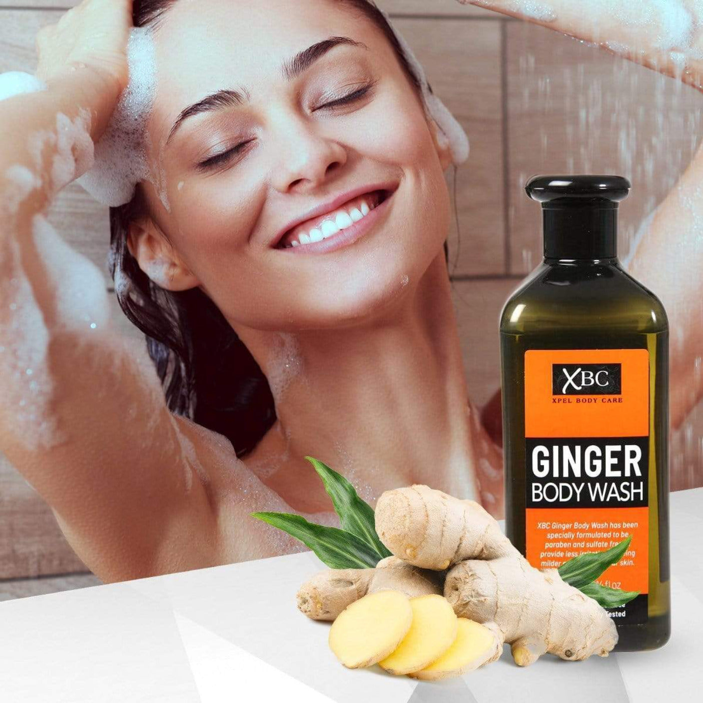 Osviežujúci Sprchový Gél so Zázvorom na Telo aj Vlasy, 400 ml