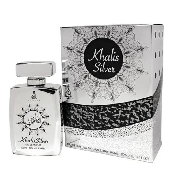 100 ml Eau de Perfume KHALIS SILVER Orientálna Kvetinová Vôňa pre Mužov