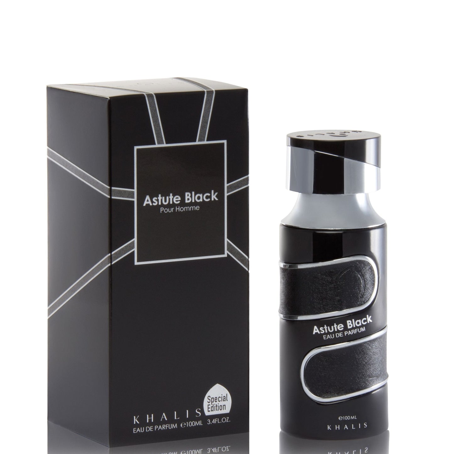 100 ml Eau de Perfume ASTUTE BLACK Kvetinovo Drevitá Vôňa pre Mužov