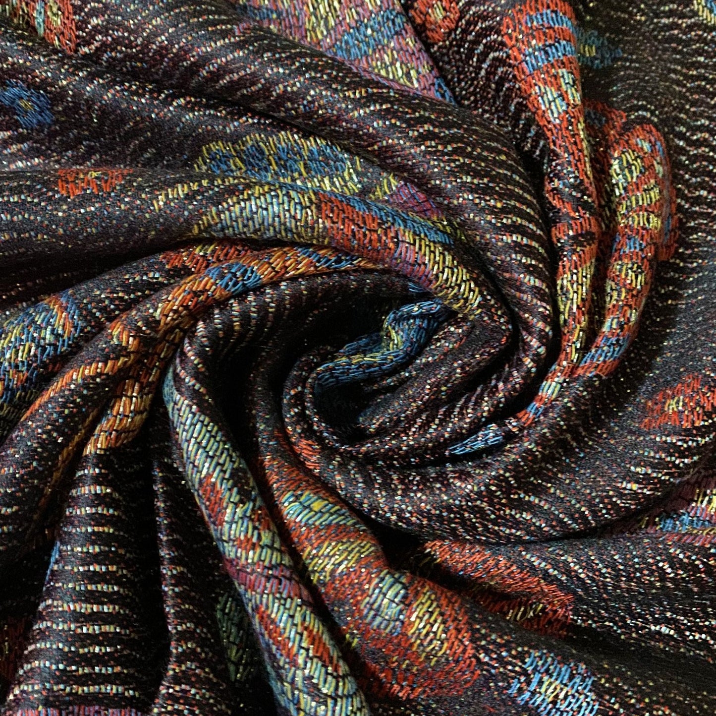 Šál-šatka zo 100% Pravého Pashmina Kašmíru, 70 cm x 170 cm, Lesklá čierna farba s motýľom vzorom