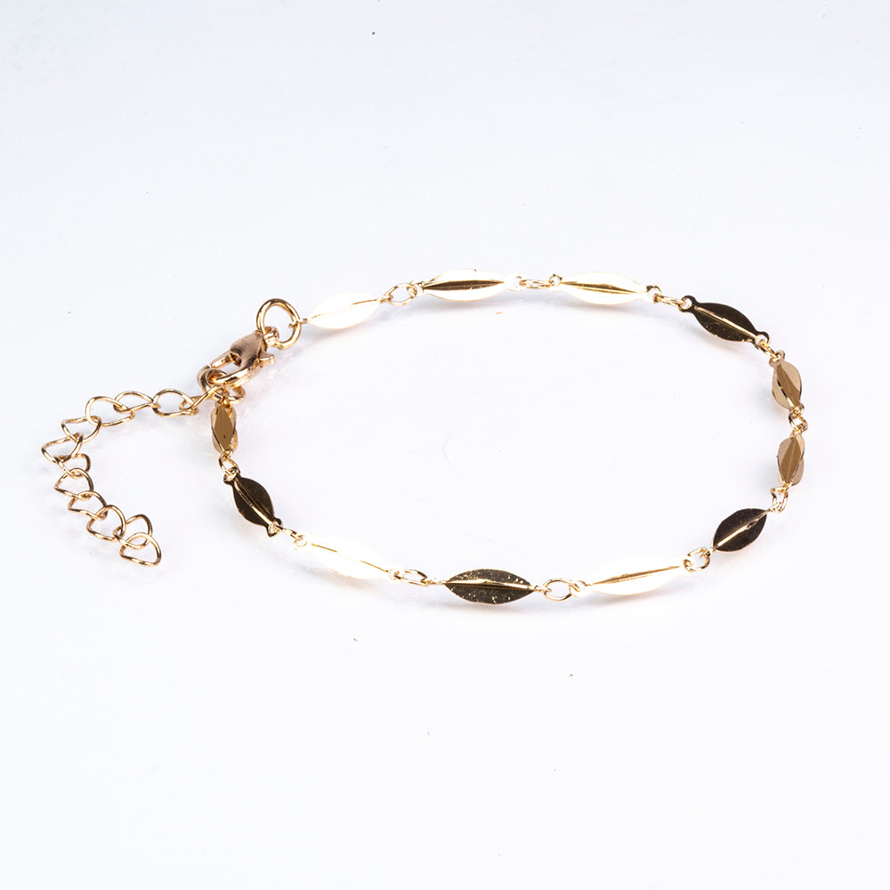 Pozlátené Zliatinové Sada s so Smaltom a Červeným Emporia® Krištáľom ( Náramok )