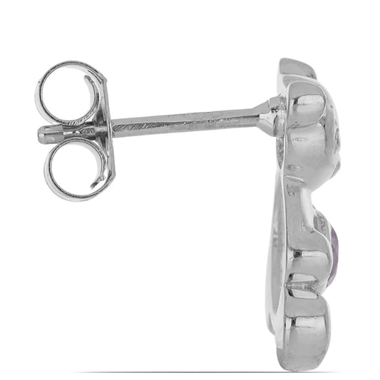 Strieborné Náušnice s Uralským Citrínom