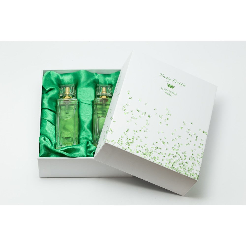 2 x 30ml Eau de Parfum Dámsky Parfém s exotickou vôňou Ázijského Ovocie a Lotusových Kvetov s Pravými Olivínmi