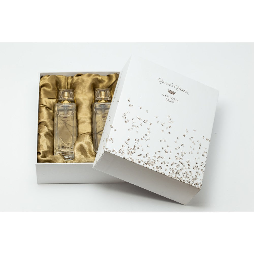 2 x 30ml Eau de Parfum Dámsky Ovocný Jazmínový Parfém s Pravými Kremeňmi