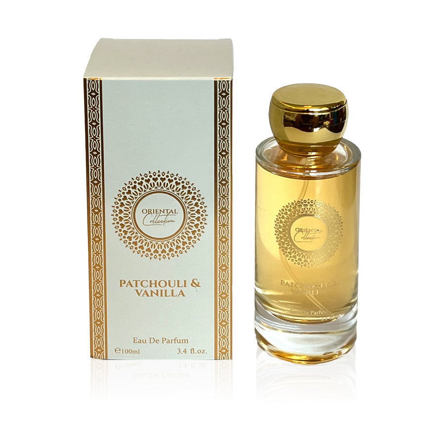 100 ml EDP PATCHOULI & VANILKA Drevitá, elegantná, púdrová orientálna dámska vôňa 1 