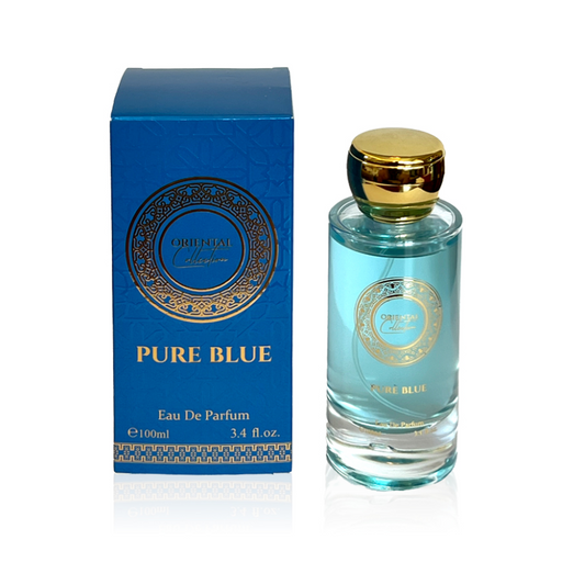 100 ml EDP PURE BLUE ovocná, citrusová, orientálna, vzrušujúca unisex vôňa