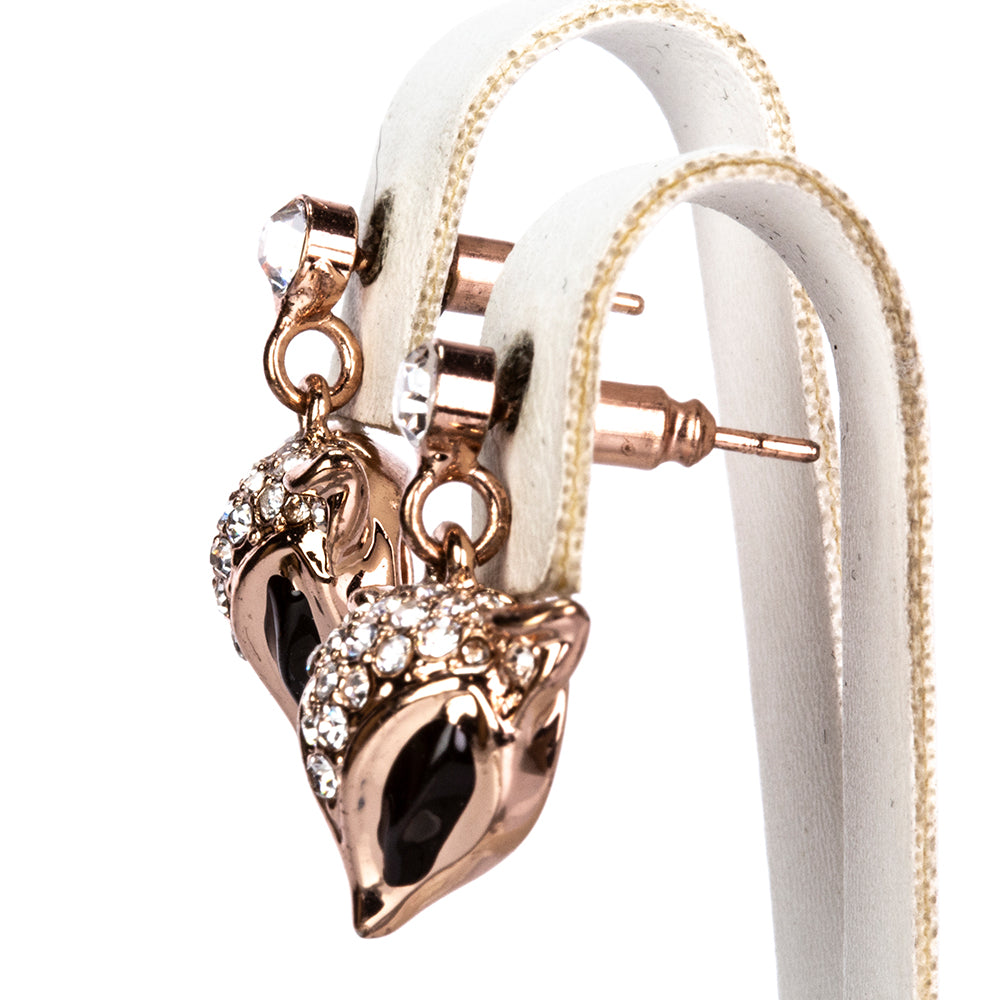 Pozlátené Zliatinové Sada s Bielym Emporia® Krištáľom ( Náhrdelník+Náušnice ) 3 