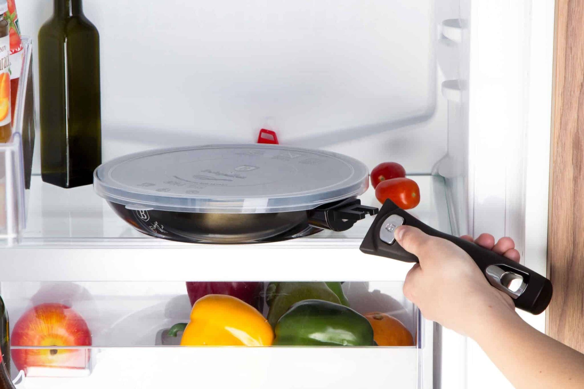 Fritovacia panvica Berlinger Haus Metallic Line Shiny Black Edition s odnímateľnou rukoväťou, 28 cm 3 